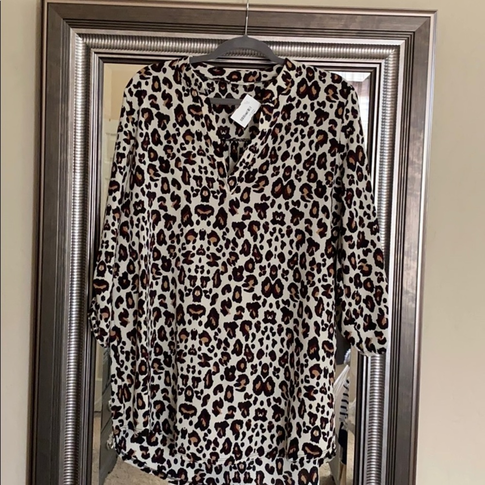 LEOPARD Tunic NWT